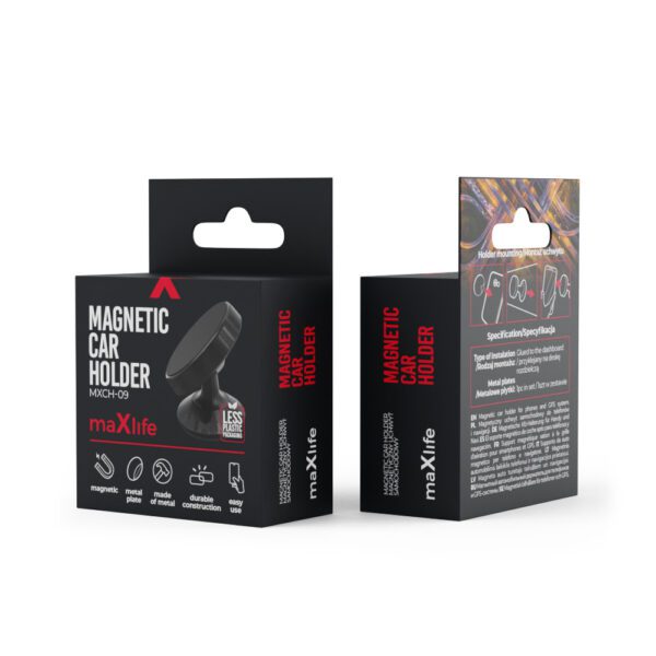 356641_oryg Maxlife car holder MXCH-09 magnetic black glued