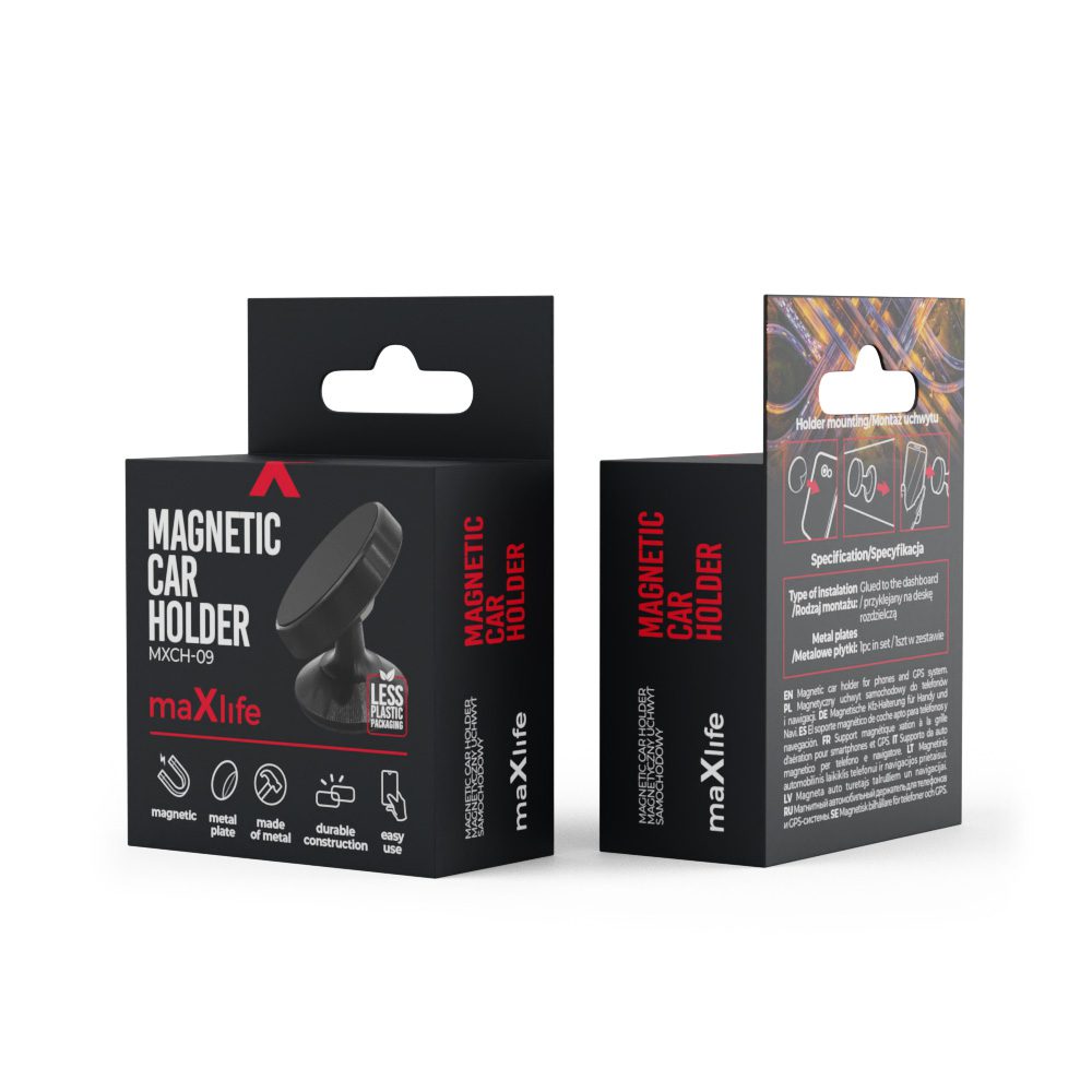 356641_oryg Maxlife car holder MXCH-09 magnetic black glued