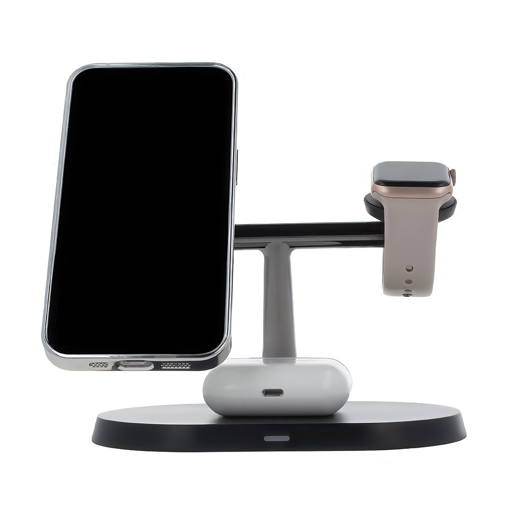 Maxlife MXWC-03 magnetic wireless charger 15W black 3in1
