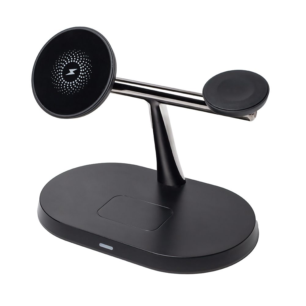 Maxlife MXWC-03 magnetic wireless charger 15W black 3in1