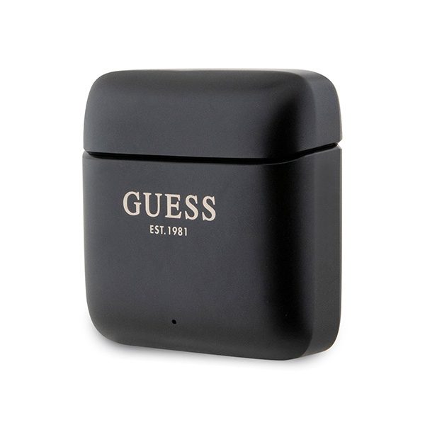 358153_oryg Guess Bluetooth headphones GUTWSSU20ALEGK TWS + charge station black Printed Logo