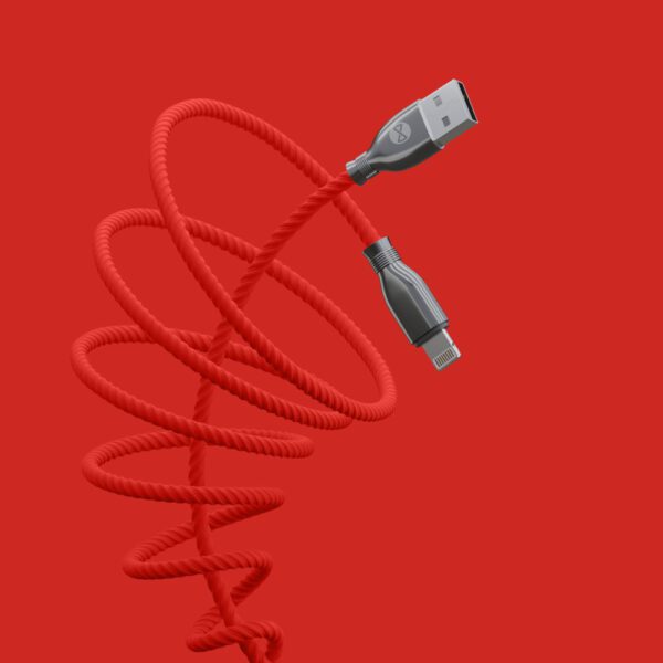 Forever Tornado cable USB - Lightning 1,0 m 3A red