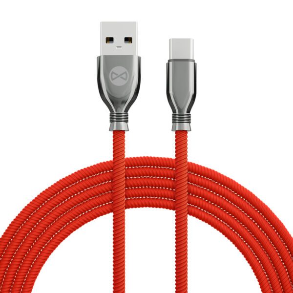 Forever Tornado cable USB - USB-C 1,0 m 3A red