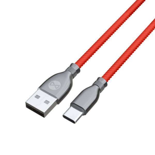 Forever Tornado cable USB - USB-C 1,0 m 3A red