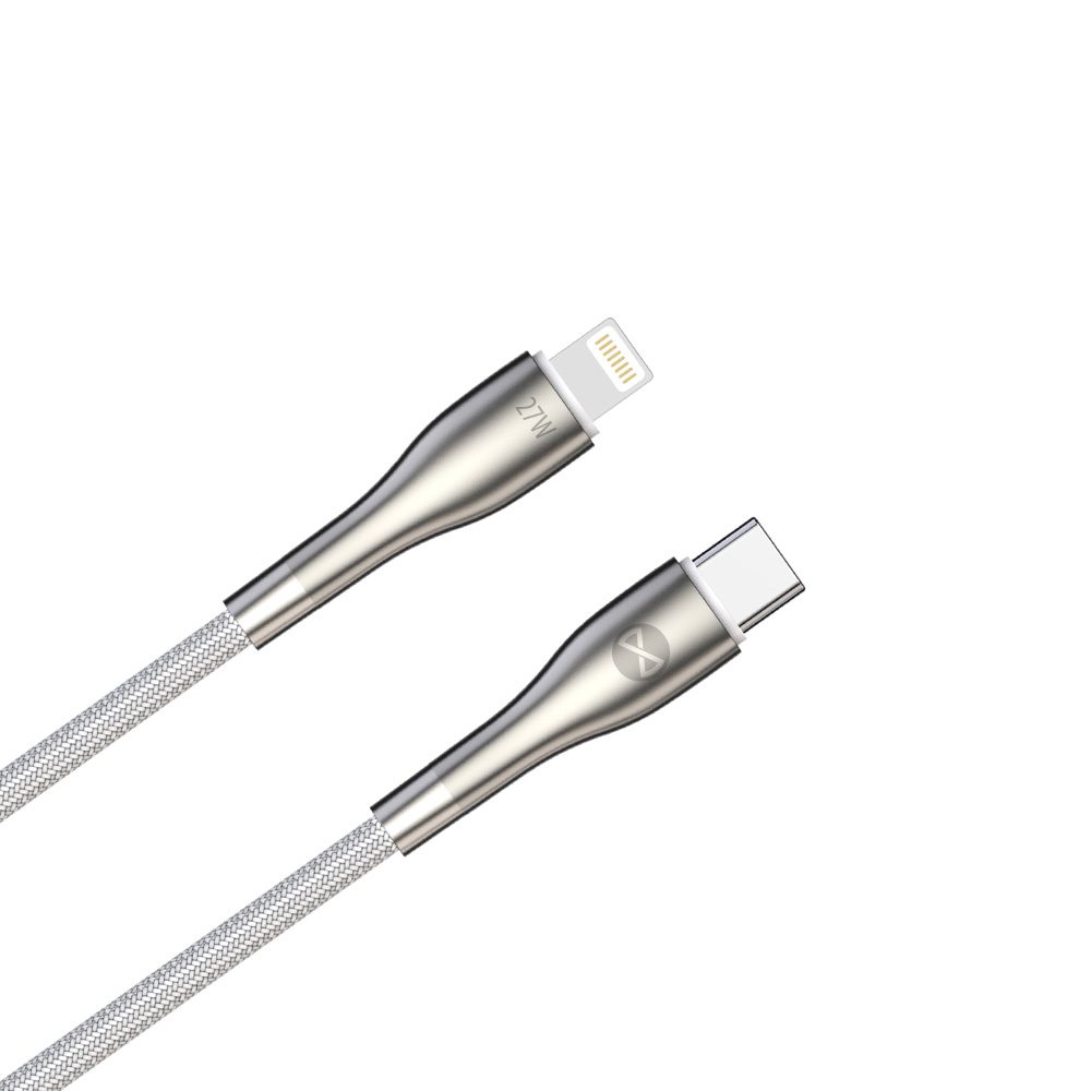 358571_oryg Forever Sleek cable USB-C - Lightning 1,0 m 27W white