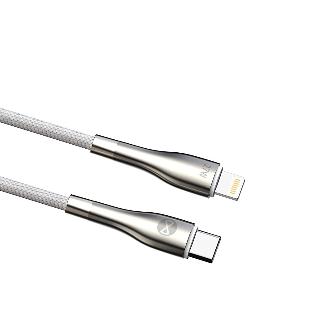 358574_oryg Forever Sleek cable USB-C - Lightning 1,0 m 27W white