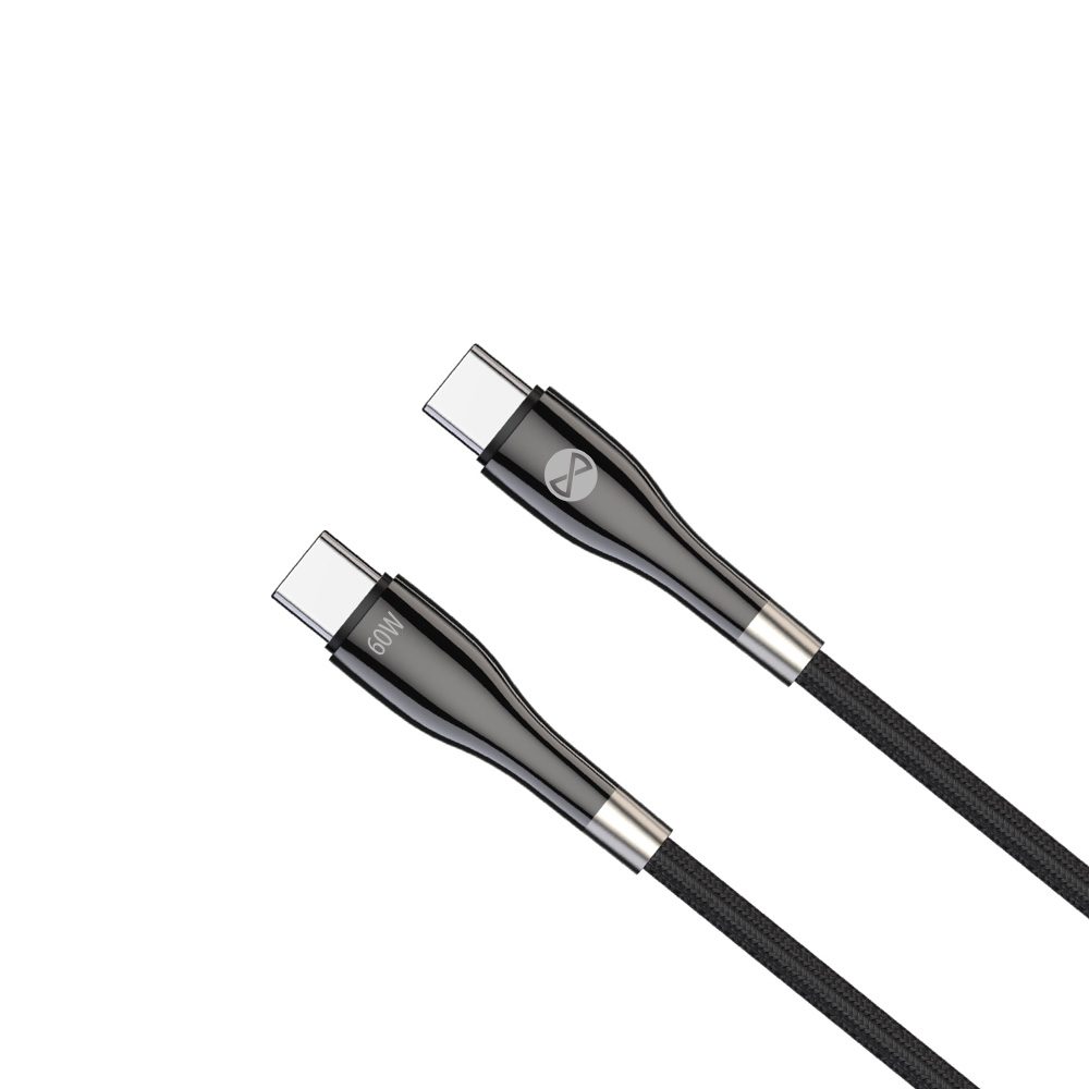 358575_oryg Forever Sleek cable USB-C - USB-C 2,0 m 60W black