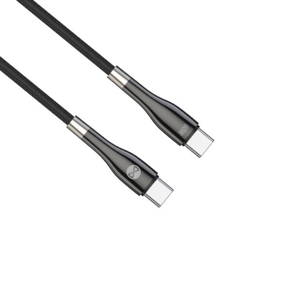 358577_oryg Forever Sleek cable USB-C - USB-C 2,0 m 60W black