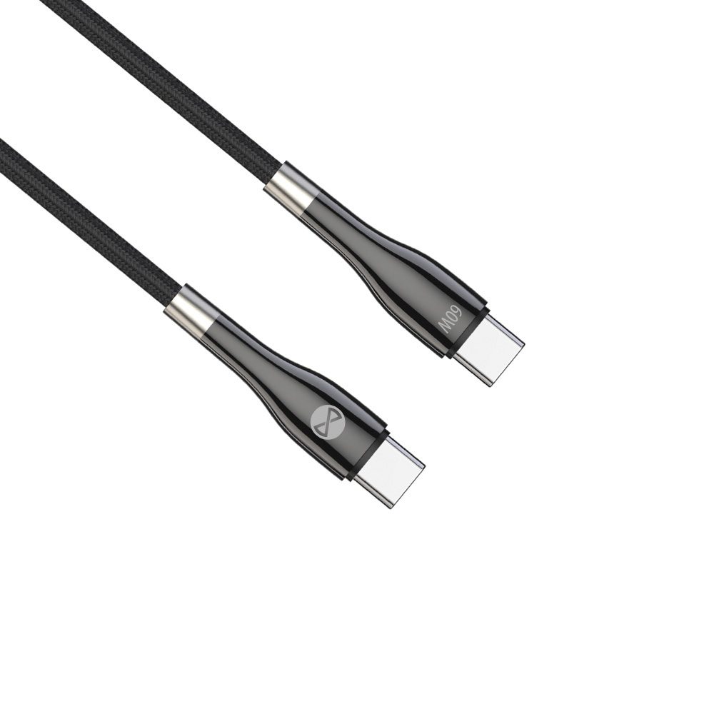 358577_oryg Forever Sleek cable USB-C - USB-C 2,0 m 60W black