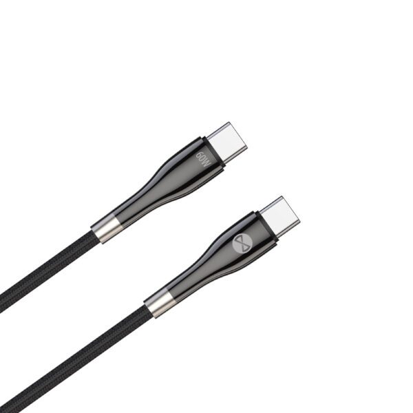358578_oryg Forever Sleek cable USB-C - USB-C 2,0 m 60W black