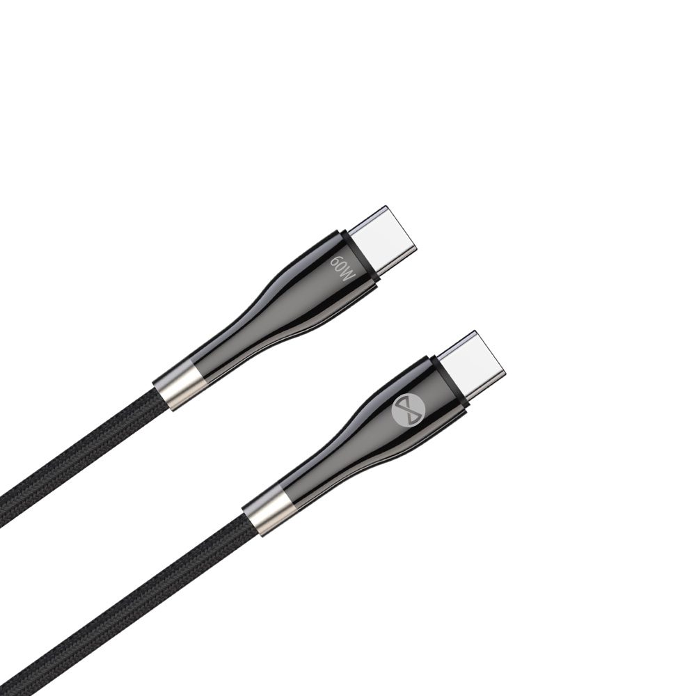 358578_oryg Forever Sleek cable USB-C - USB-C 2,0 m 60W black
