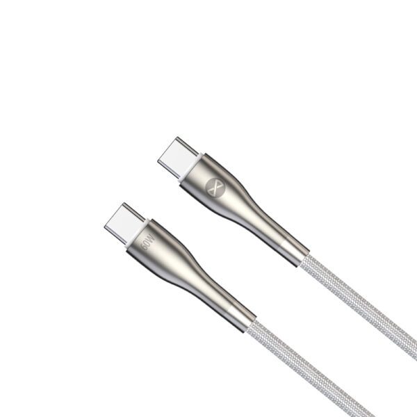 358588_oryg Forever Sleek cable USB-C - USB-C 1,0 m 60W white