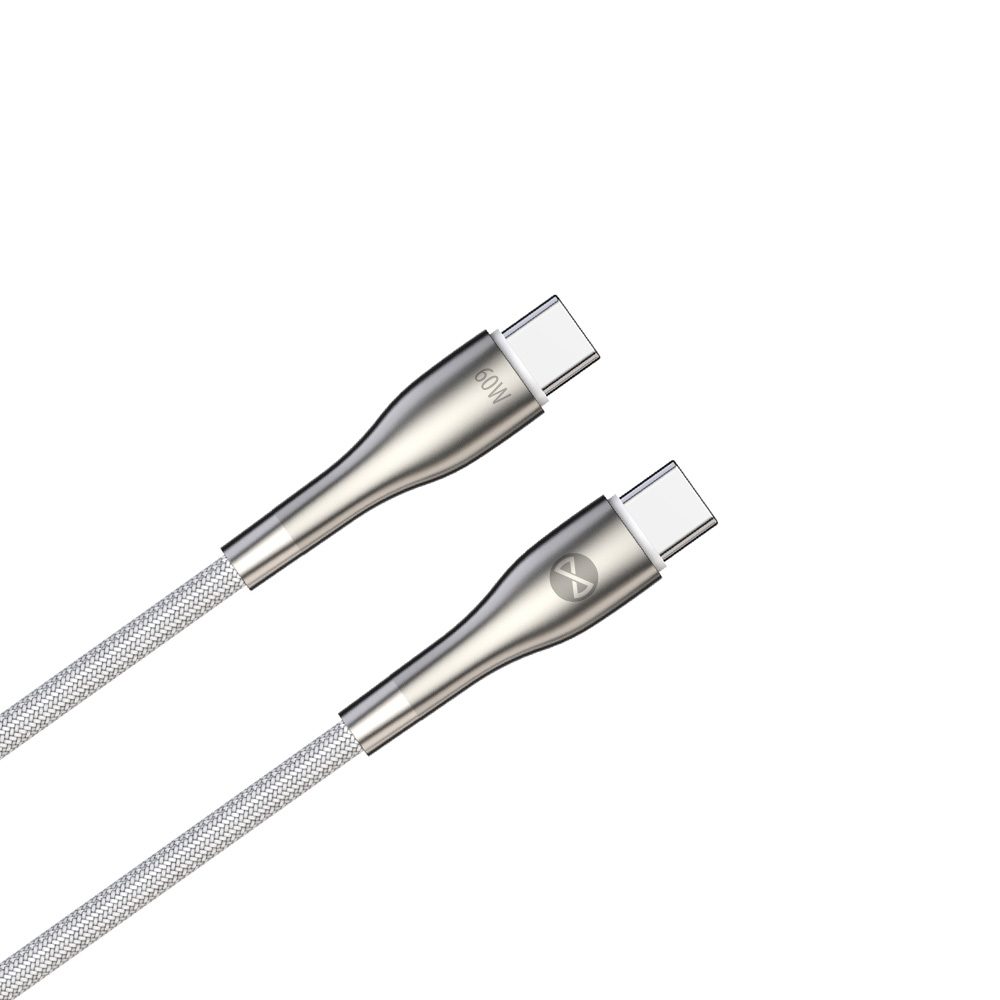 358591_oryg Forever Sleek cable USB-C - USB-C 1,0 m 60W white