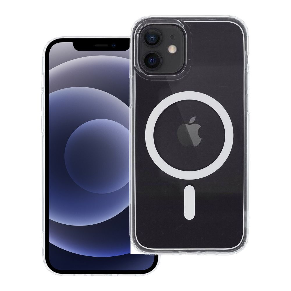 358c95a1c7c219e6dd4dedc7e6352a47 Drop Glue Colorful Ring Mag Cover compatible with MagSafe for IPHONE 12 / 12 PRO white