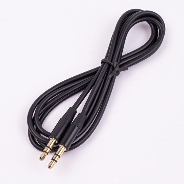 Maxlife audio cable jack 3.5 mm - jack 3.5 mm 1m black