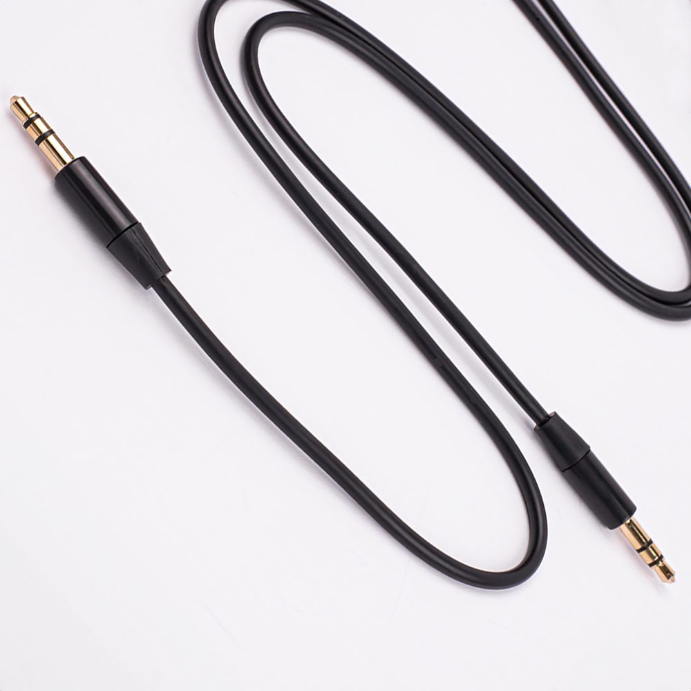 Maxlife audio cable jack 3.5 mm - jack 3.5 mm 1m black