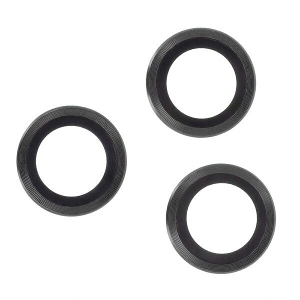 360181_oryg Set of lens glasses for iPhone 16 Pro Max 6,9" black frame (3szt)