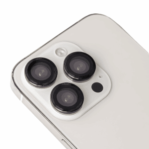 360186_oryg Set of lens glasses for iPhone 15 / 15 Plus black frame (2 pcs)