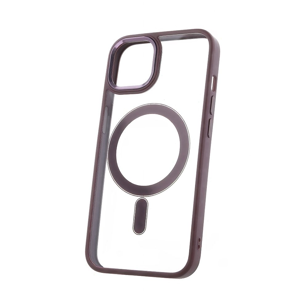 360459_oryg Satin Clear Mag case for iPhone 14 6,1" purple