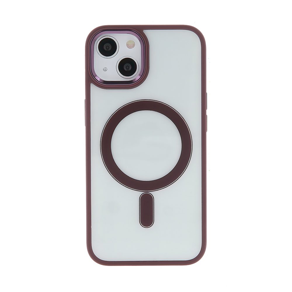 360460_oryg Satin Clear Mag case for iPhone 14 6,1" purple