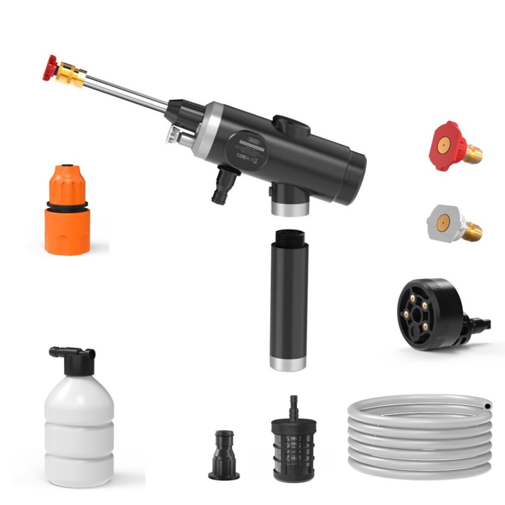 360723_oryg XO Car Wash Water Gun CZ013 6000 mAH black
