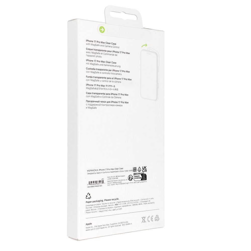 iPhone 17 Pro Max Clear Case with MagSafe