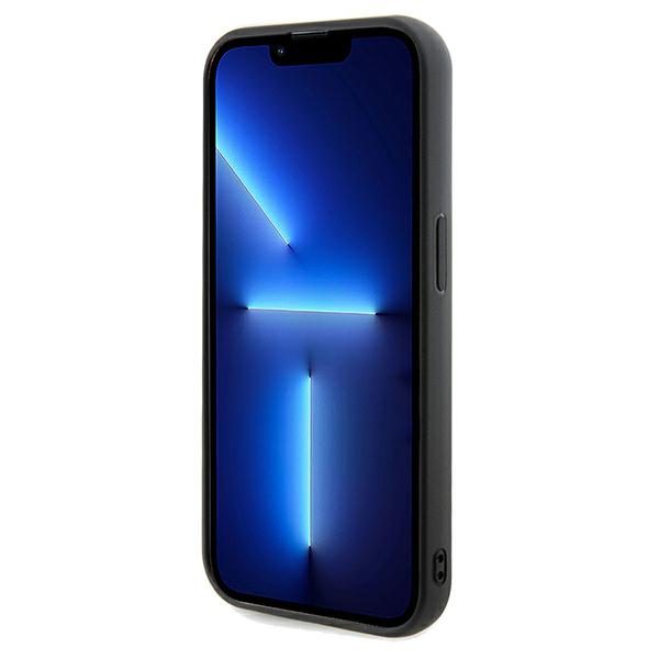 Guess case for iPhone 13 Pro 6,1" GUHCP13LPMSDGSK black HC PU DISCO SCRIPT METAL
