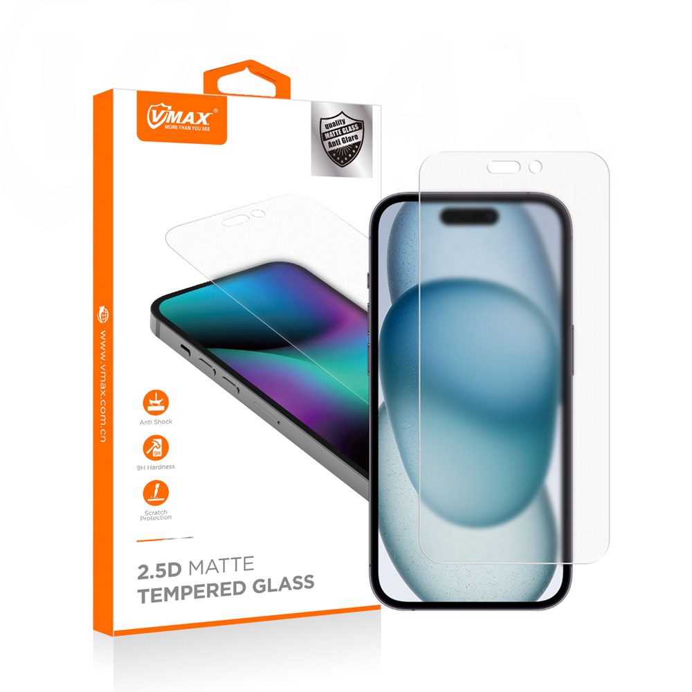 363368_oryg Vmax tempered glass 0.33mm clear glass for iPhone 14 Pro 6,1" matte