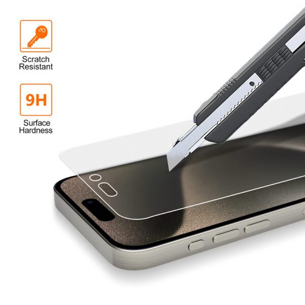 Vmax tempered glass 0.33mm clear glass for iPhone 14 Pro 6,1" matte