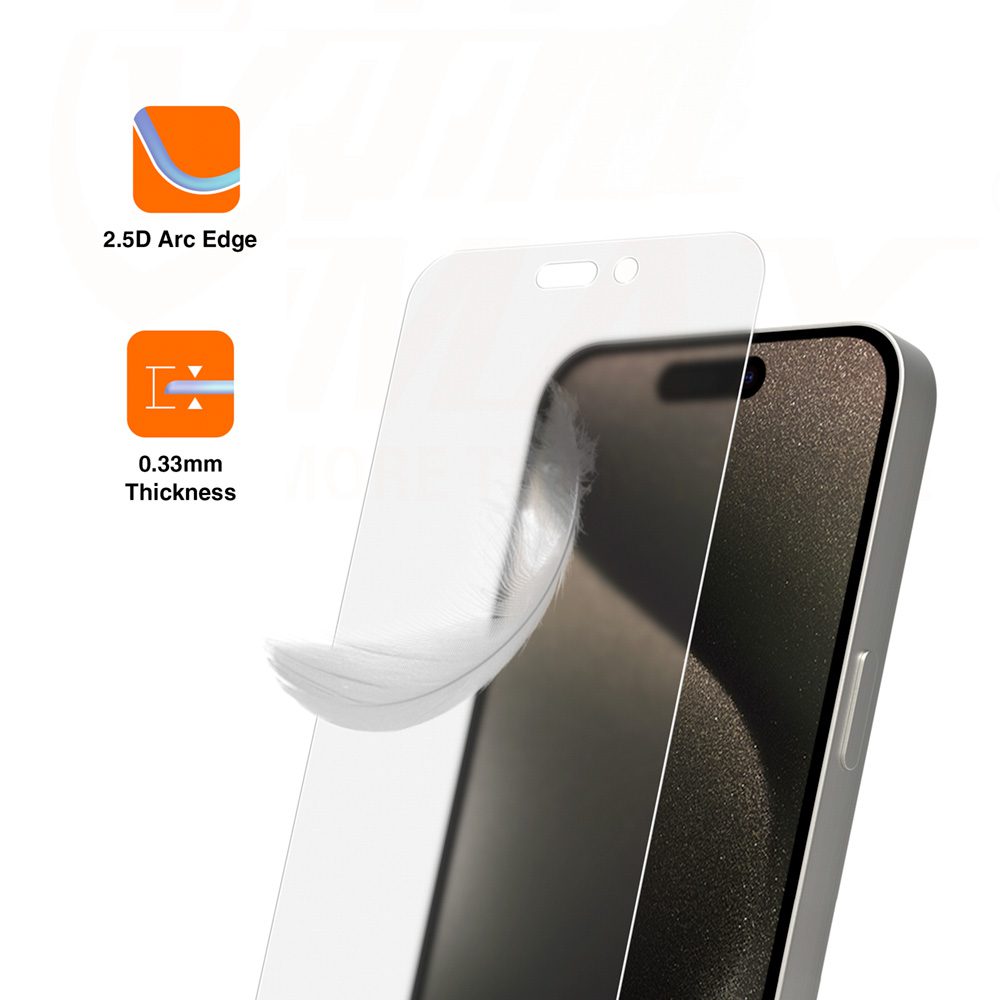 363371_oryg Vmax tempered glass 0.33mm clear glass for iPhone 14 Pro 6,1" matte