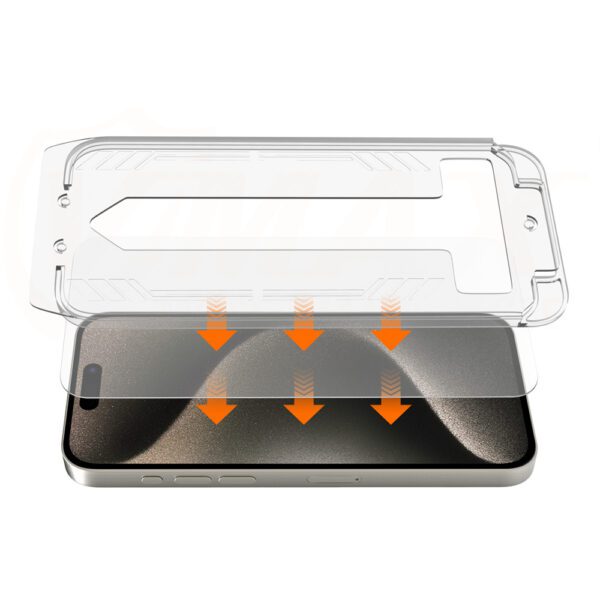 Vmax tempered glass easy install 2,5D Normal Glass for iPhone 15 Pro Max 6,7"