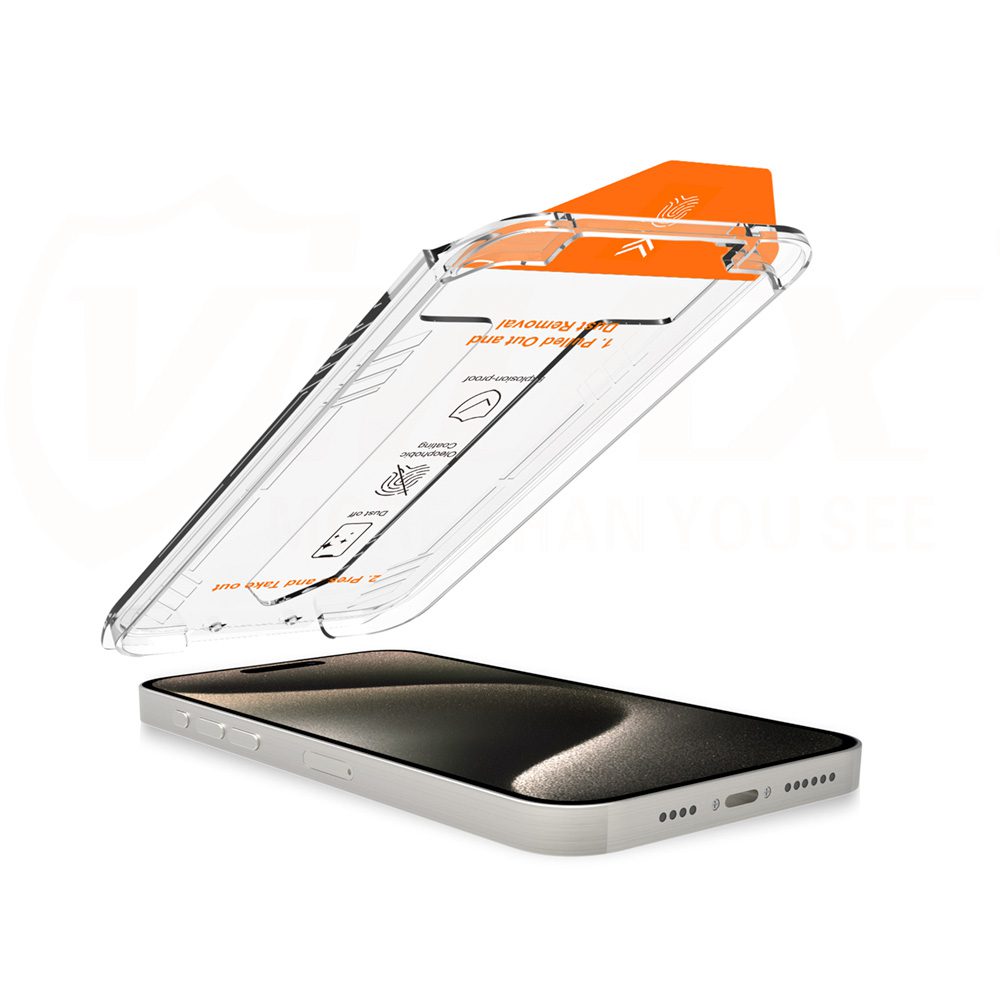 363408_oryg Vmax tempered glass easy install 2,5D Normal Glass for iPhone 15 Pro Max 6,7"