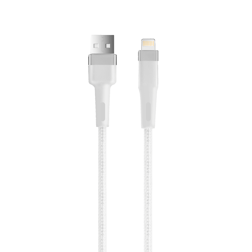 Setty USB - Lightning cable 1,2 m 2A KNA-L-1.220 white