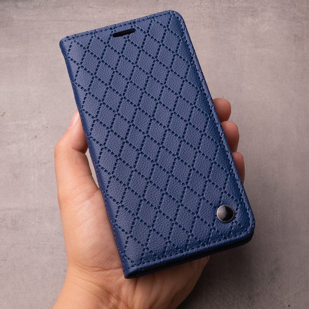 363807_oryg Smart Caro case for Samsung Galaxy S25 FE navy blue