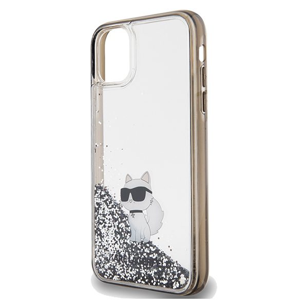 363860_oryg Karl Lagerfeld case for iPhone 11 KLHCN61LKCNSK transparent HC LIQ. GLITTER C