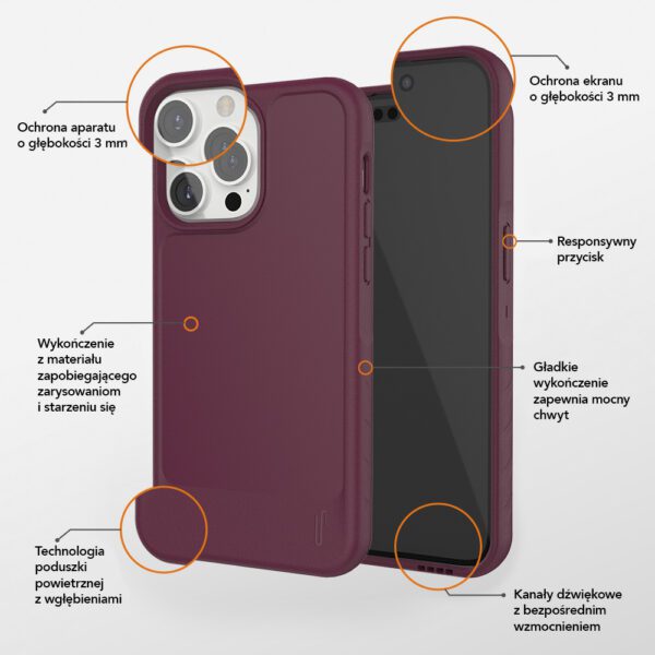 Ugly Rubber L case for iPhone 15 Plus 6,7" black