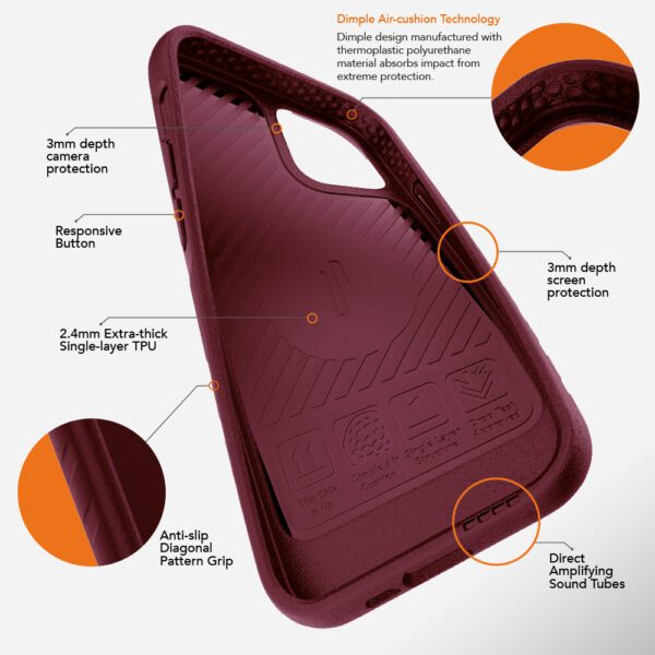 Ugly Rubber L case for iPhone 15 Plus 6,7" black