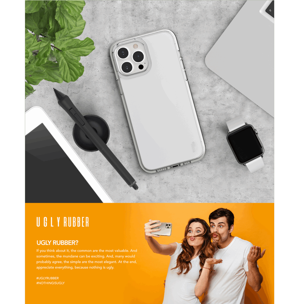 364060_oryg Ugly Rubber Pure case for iPhone Xr 6,1" clear