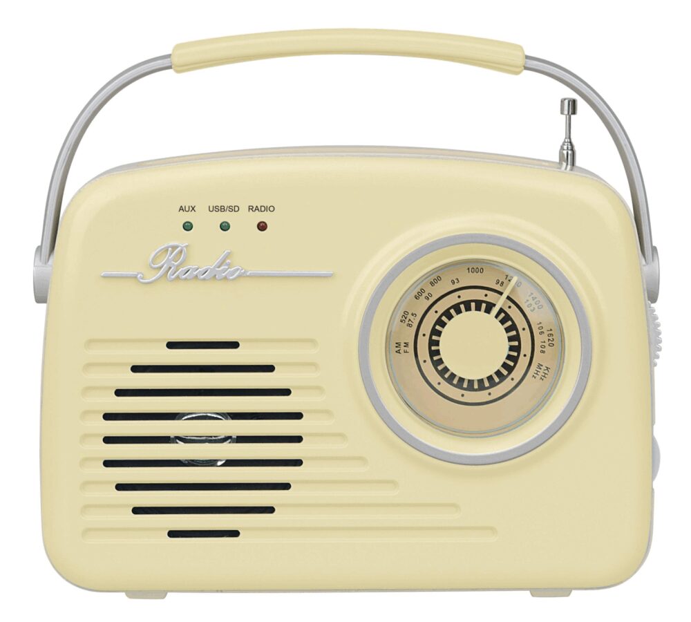 Setty Bluetooth speaker with radio Retro P350 beige