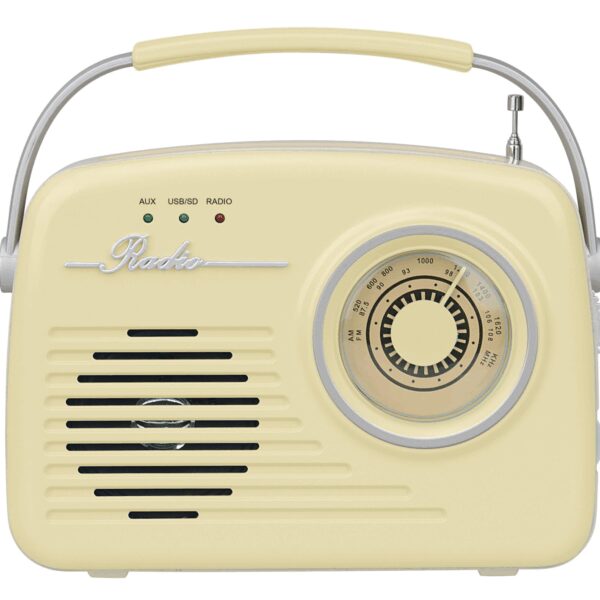 Setty Bluetooth speaker with radio Retro P350 beige