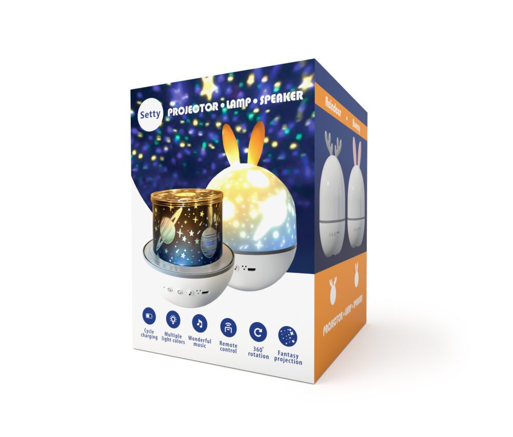 Setty Projector lamp speaker Bunny