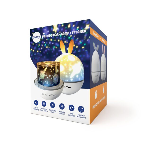 Setty Projector lamp speaker Bunny