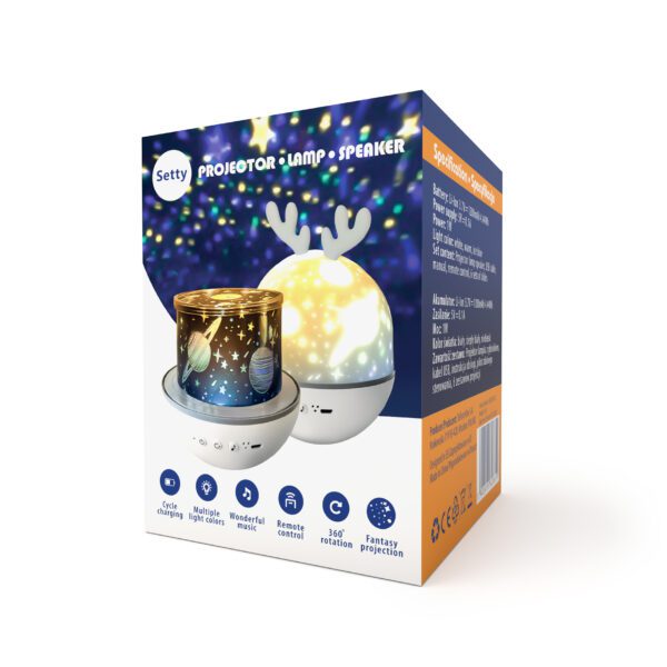 Setty Projector lamp speaker Reindeer