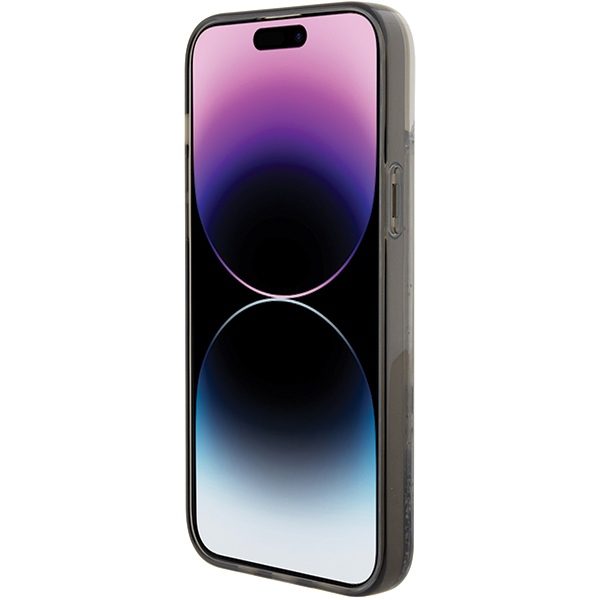 Karl Lagerfeld case for iPhone 15 Plus 6,7" KLHCP15MLKCNSK transparent HC LIQ. GLITTER C