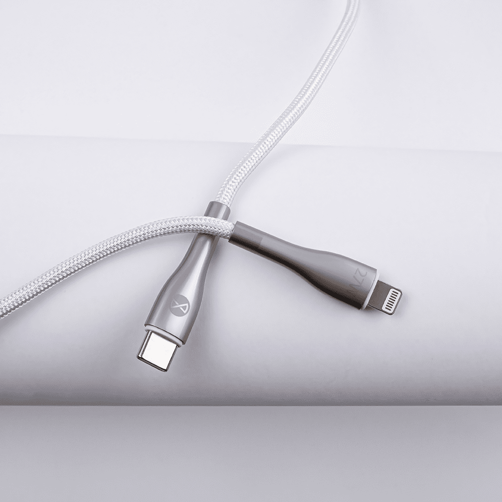 365271_oryg Forever Sleek cable USB-C - Lightning 1,0 m 27W white