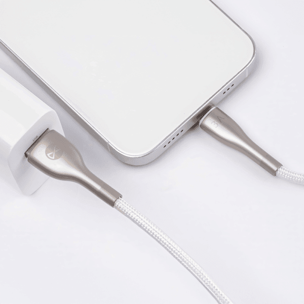Forever Sleek cable USB - USB-C 1,0 m 3A white