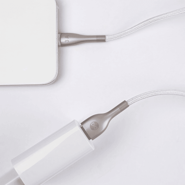 Forever Sleek cable USB - USB-C 1,0 m 3A white