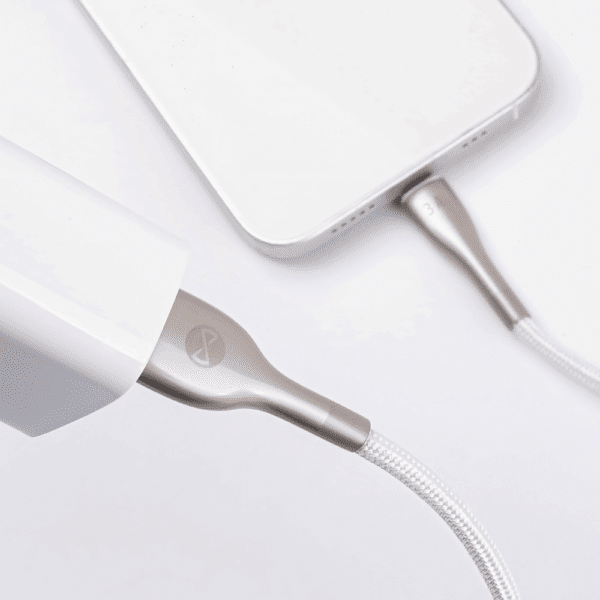 Forever Sleek cable USB - USB-C 1,0 m 3A white