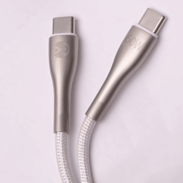 365279_oryg Forever Sleek cable USB-C - USB-C 1,0 m 60W white