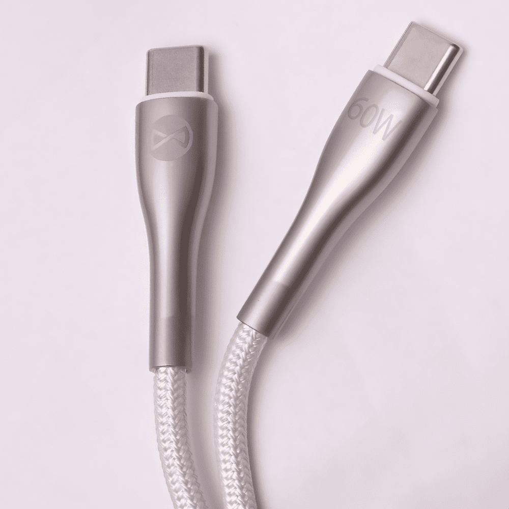 365279_oryg Forever Sleek cable USB-C - USB-C 1,0 m 60W white